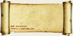 Jagodinka Erić vizit kartica